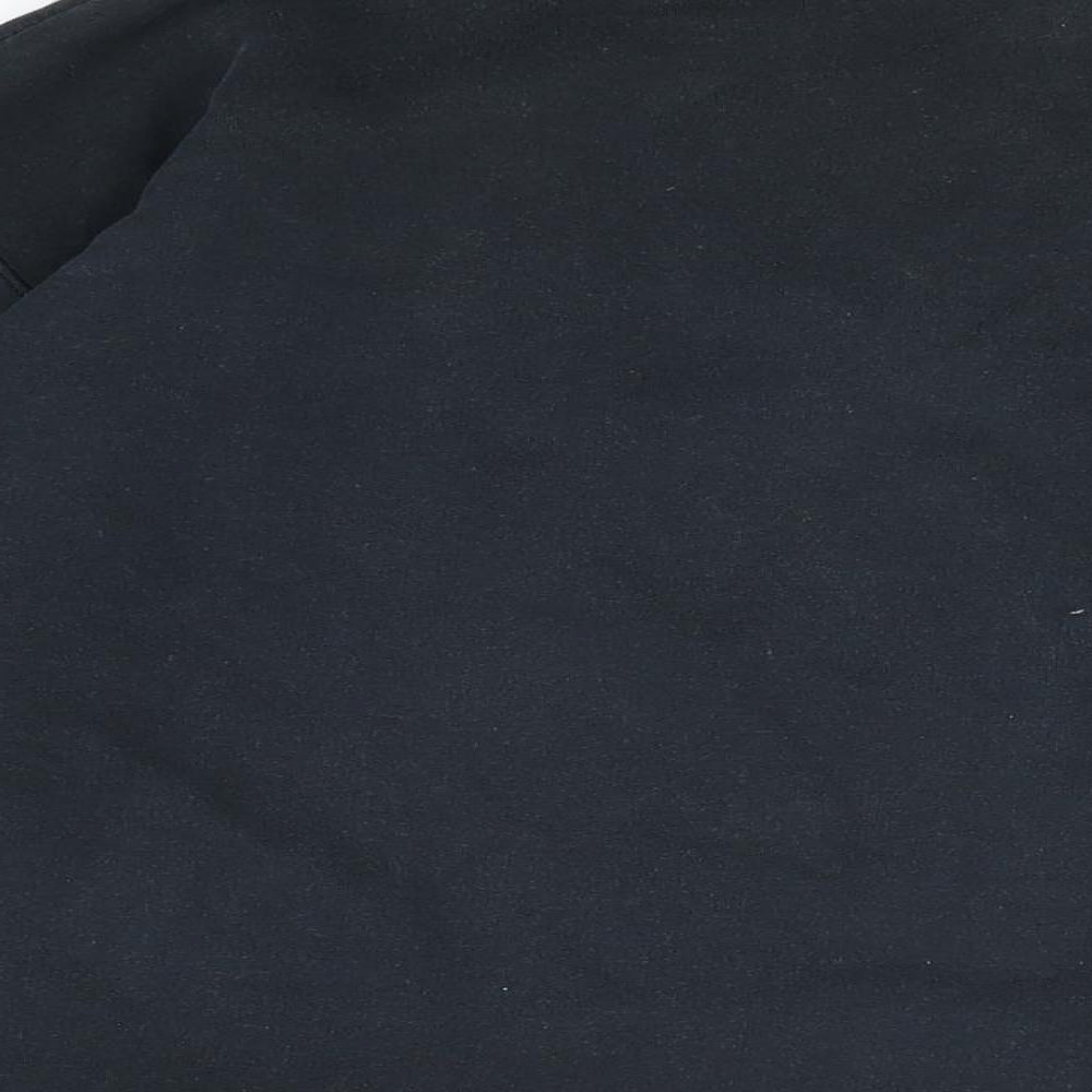Hanes Mens Black Cotton Pullover Sweatshirt Size L - Muir Woods