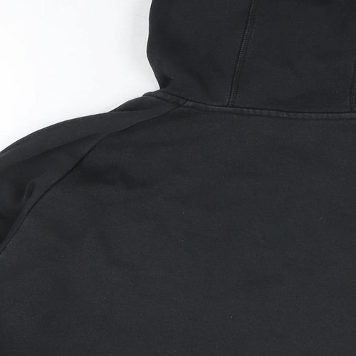 adidas Mens Black Cotton Pullover Hoodie Size XL