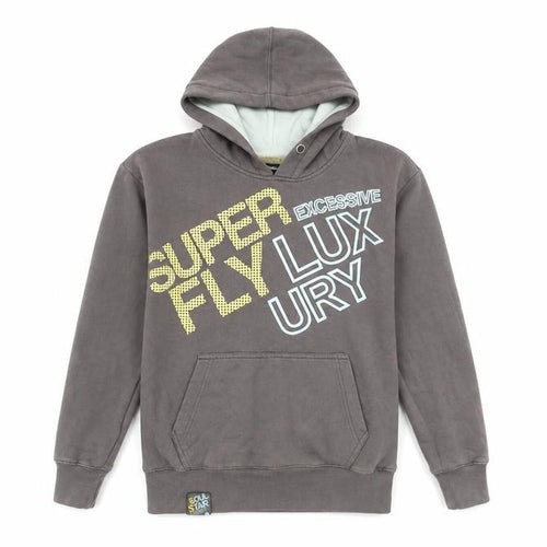 SuperFly Womens Grey Cotton Pullover Hoodie Size S Pullover - Superfly Luxury