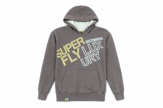 SuperFly Womens Grey Cotton Pullover Hoodie Size S Pullover - Superfly Luxury