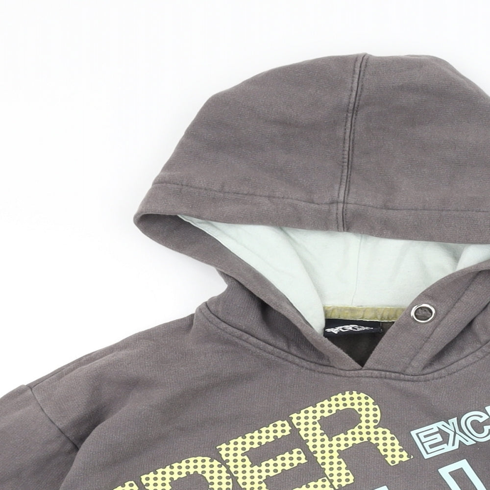 SuperFly Womens Grey Cotton Pullover Hoodie Size S Pullover - Superfly Luxury