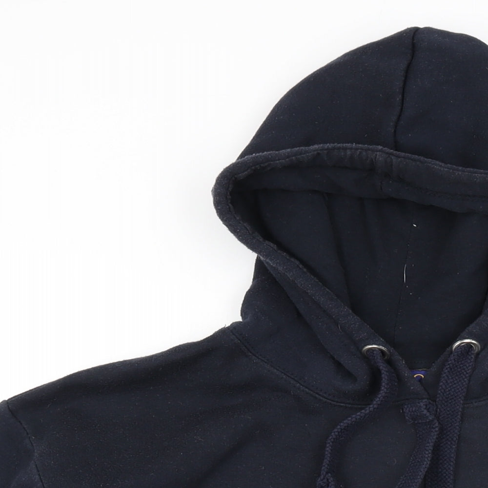 Polo Ralph Lauren Mens Blue Cotton Pullover Hoodie Size L