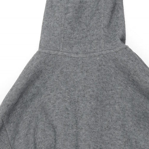 Cotton Traders Womens Grey Overcoat Coat Size L Button