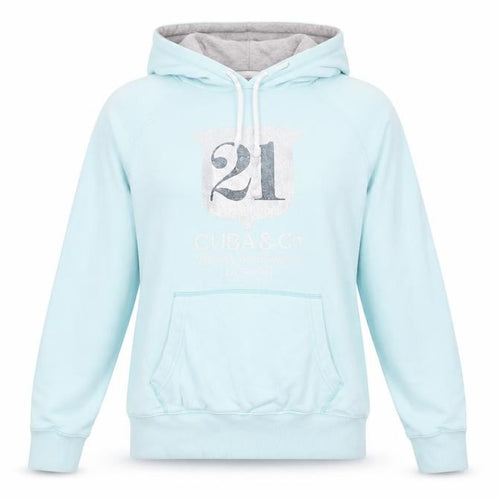 Quba & Co Womens Blue Cotton Pullover Hoodie Size 6 Pullover - British Sailmakers