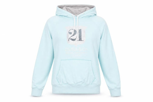 Quba & Co Womens Blue Cotton Pullover Hoodie Size 6 Pullover - British Sailmakers