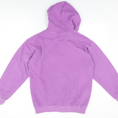 Urban Outfitters Mens Purple Cotton Full Zip Hoodie Size S