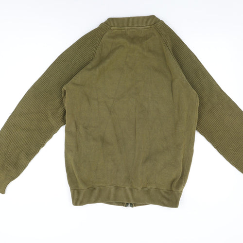 W&B Mens Green Jacket Size M Zip