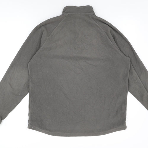 DECATHLON Womens Grey Polyester Pullover Sweatshirt Size XL Zip