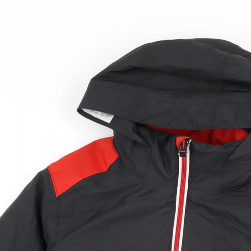Wed'ze Boys Red Rain Coat Coat Size 10 Years Zip