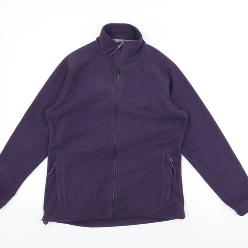 TOG24 Womens Purple Polyester Full Zip Sweatshirt Size 10 Zip - Size 10-12