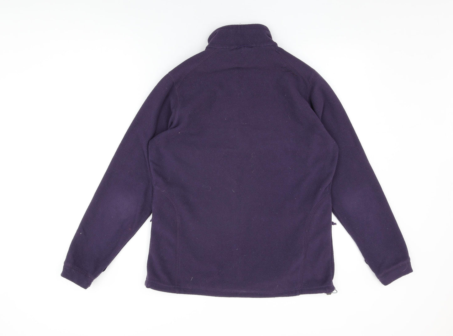 TOG24 Womens Purple Polyester Full Zip Sweatshirt Size 10 Zip - Size 10-12