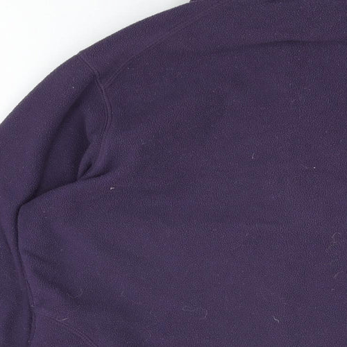 TOG24 Womens Purple Polyester Full Zip Sweatshirt Size 10 Zip - Size 10-12