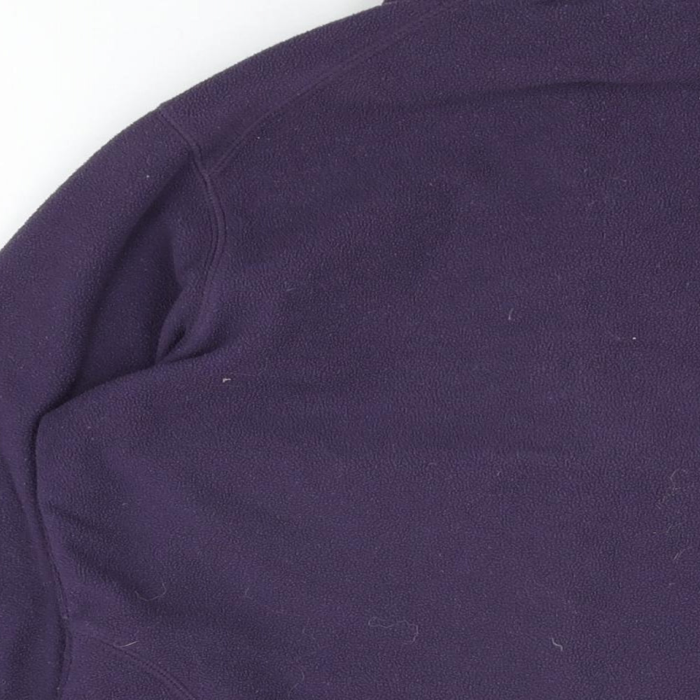 TOG24 Womens Purple Polyester Full Zip Sweatshirt Size 10 Zip - Size 10-12