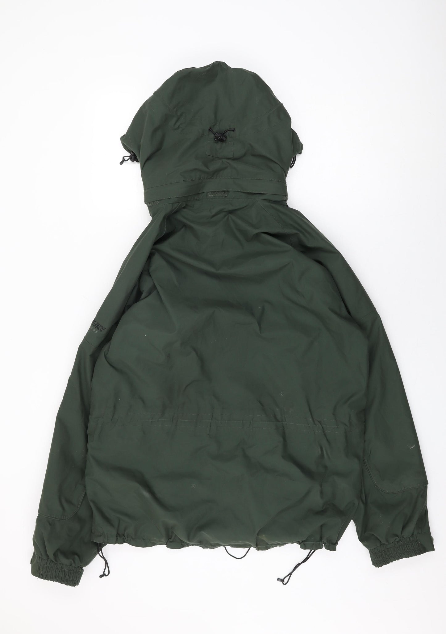 Craghoppers Mens Green Rain Coat Coat Size M Zip