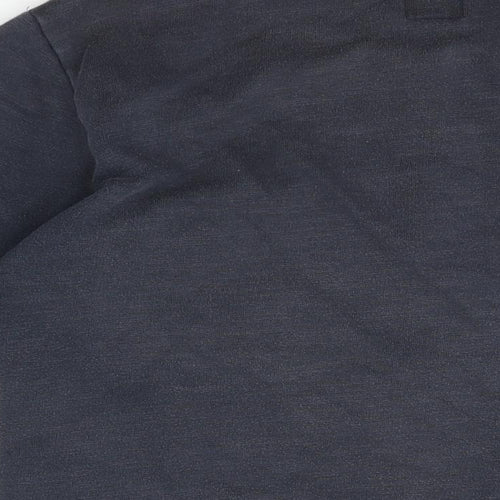Jack Wills Mens Blue Cotton Full Zip Sweatshirt Size S