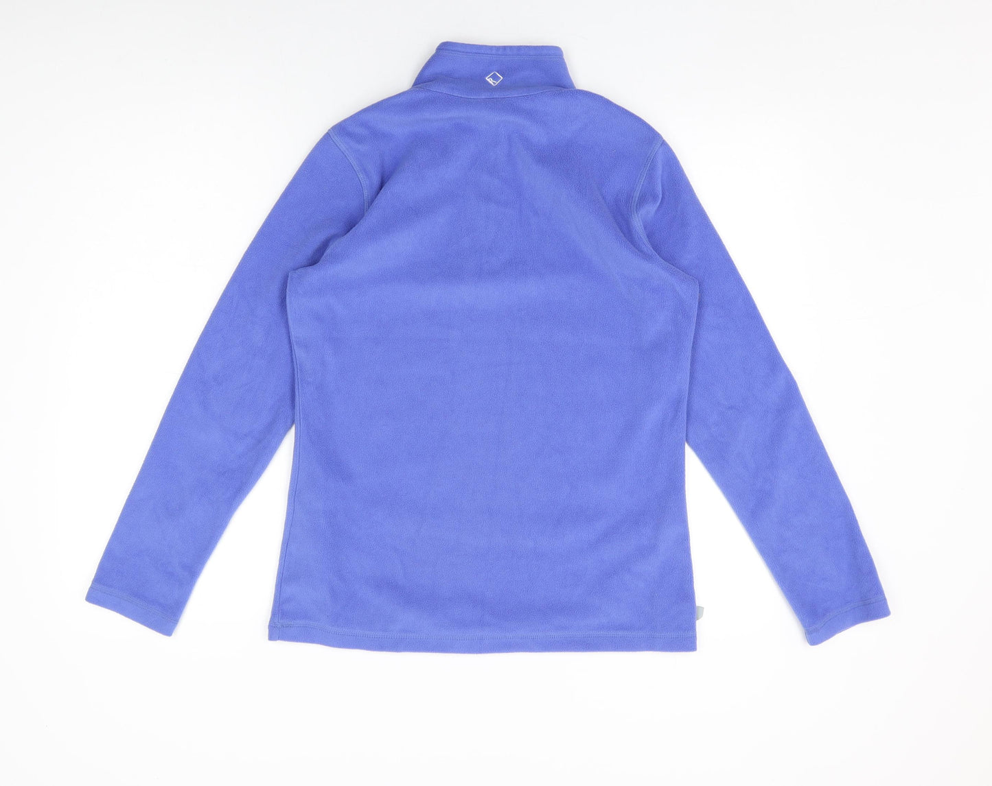 Regatta Womens Blue Polyester Pullover Sweatshirt Size 8 Zip