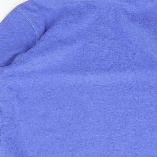 Regatta Womens Blue Polyester Pullover Sweatshirt Size 8 Zip