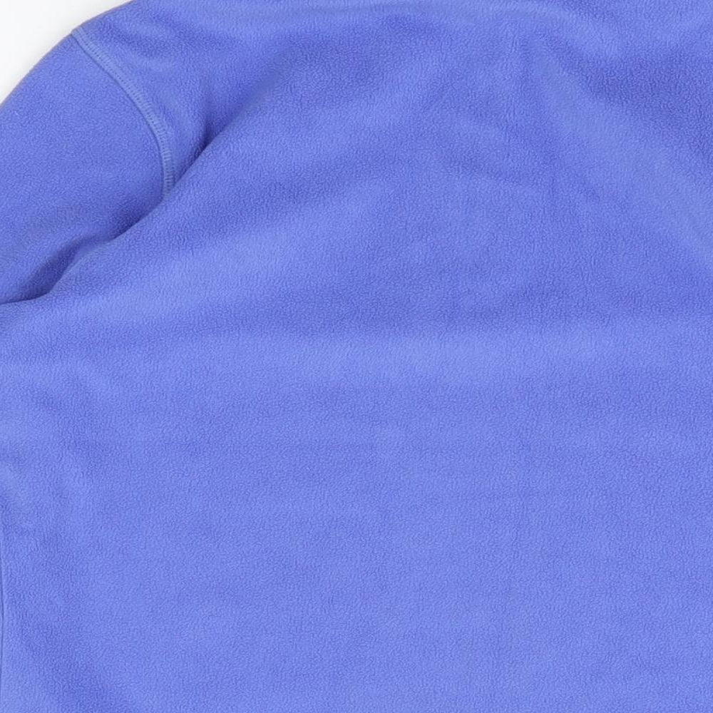 Regatta Womens Blue Polyester Pullover Sweatshirt Size 8 Zip