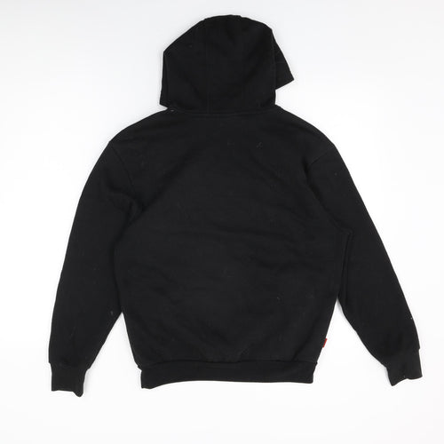 Slazenger Boys Black Cotton Pullover Hoodie Size 13 Years Pullover