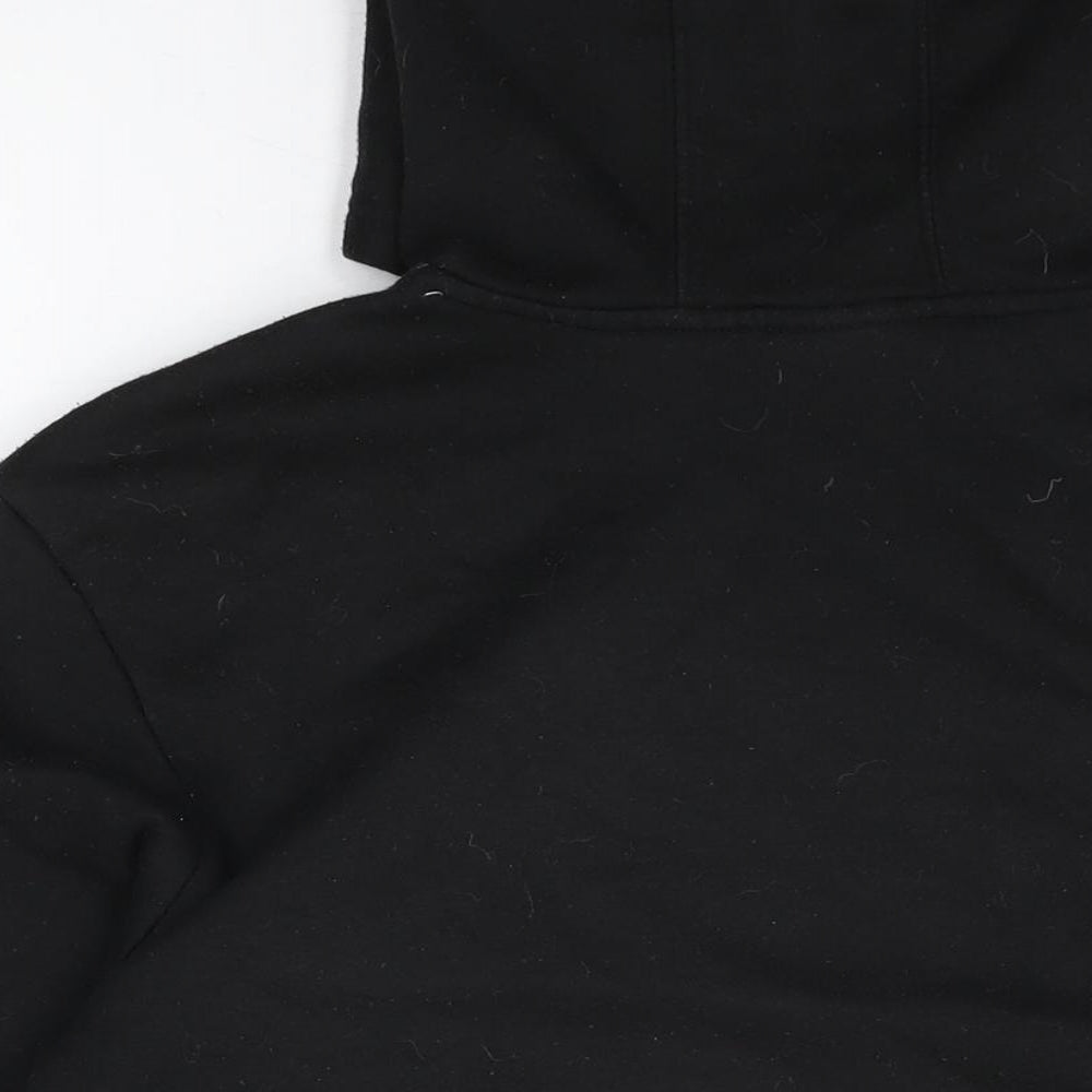 Slazenger Boys Black Cotton Pullover Hoodie Size 13 Years Pullover