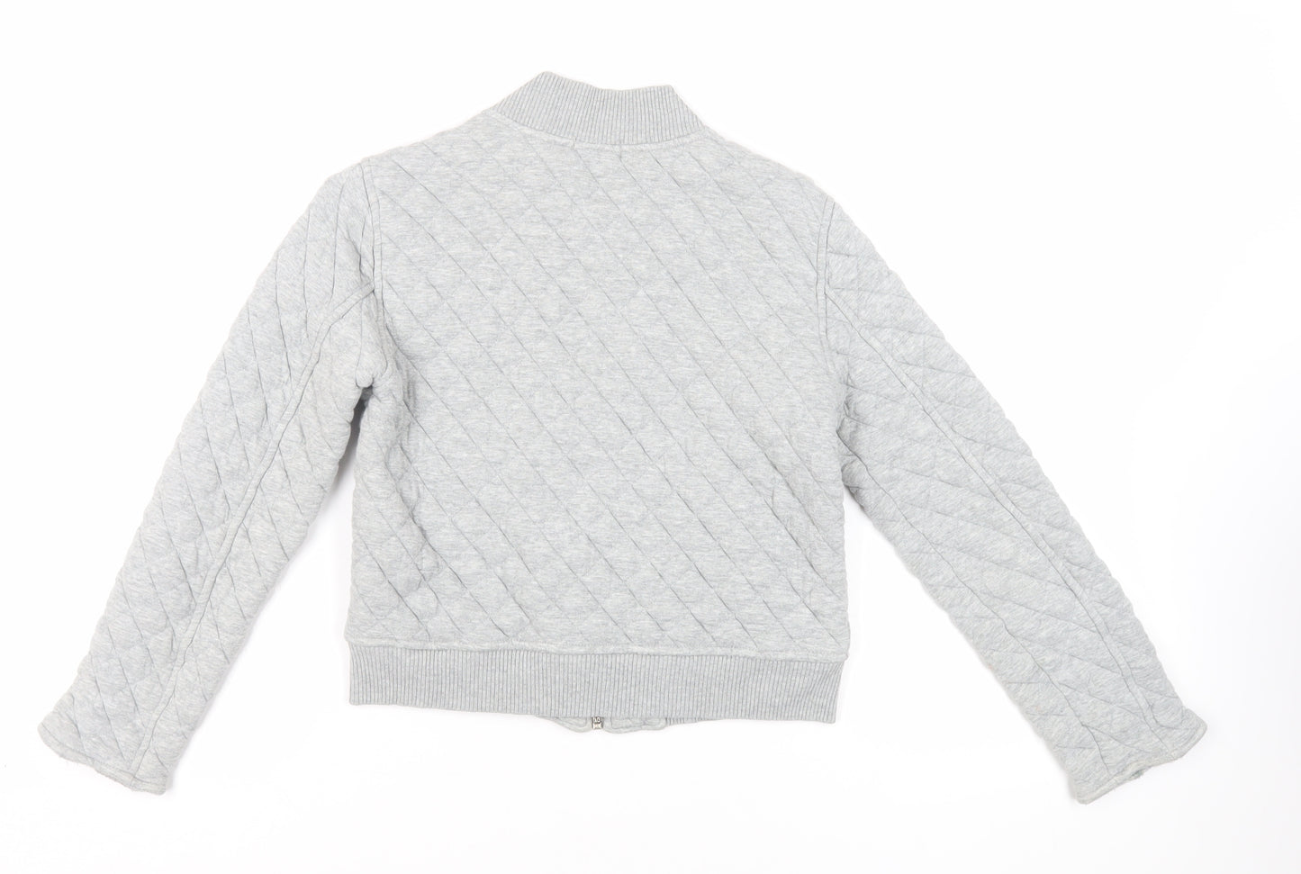 Gap Womens Grey Cotton Full Zip Sweatshirt Size XS Zip - Quilted