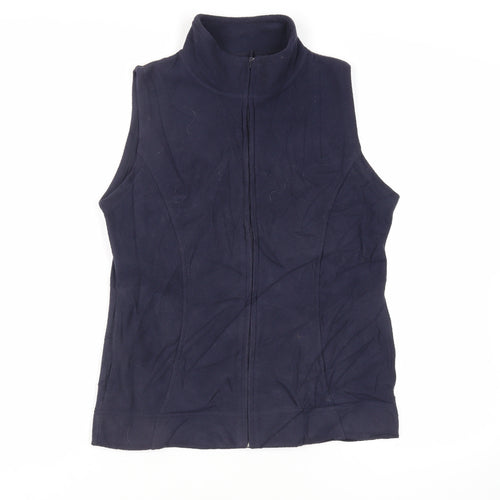 EWM Womens Blue Gilet Jacket Size S Zip