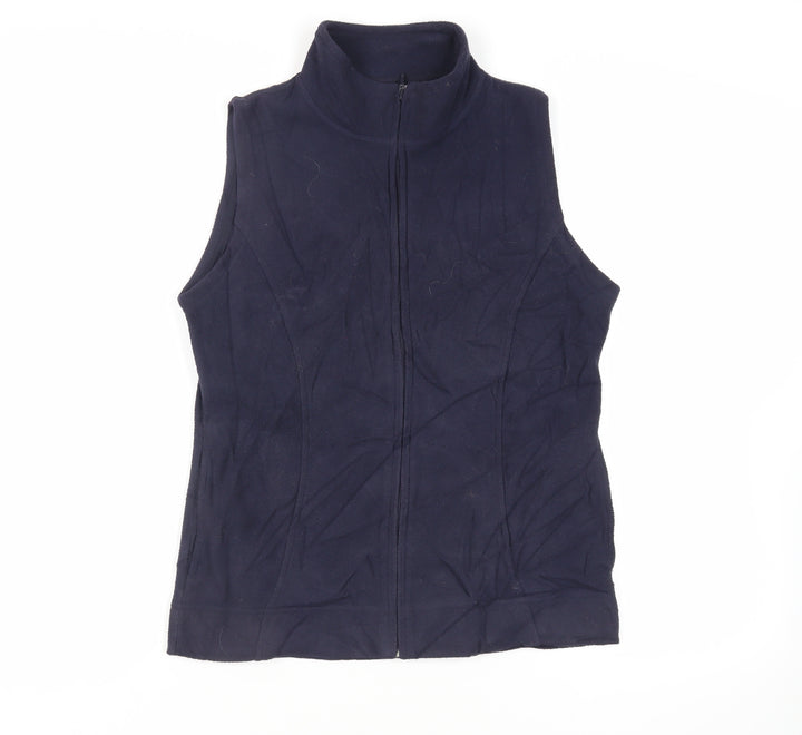EWM Womens Blue Gilet Jacket Size S Zip