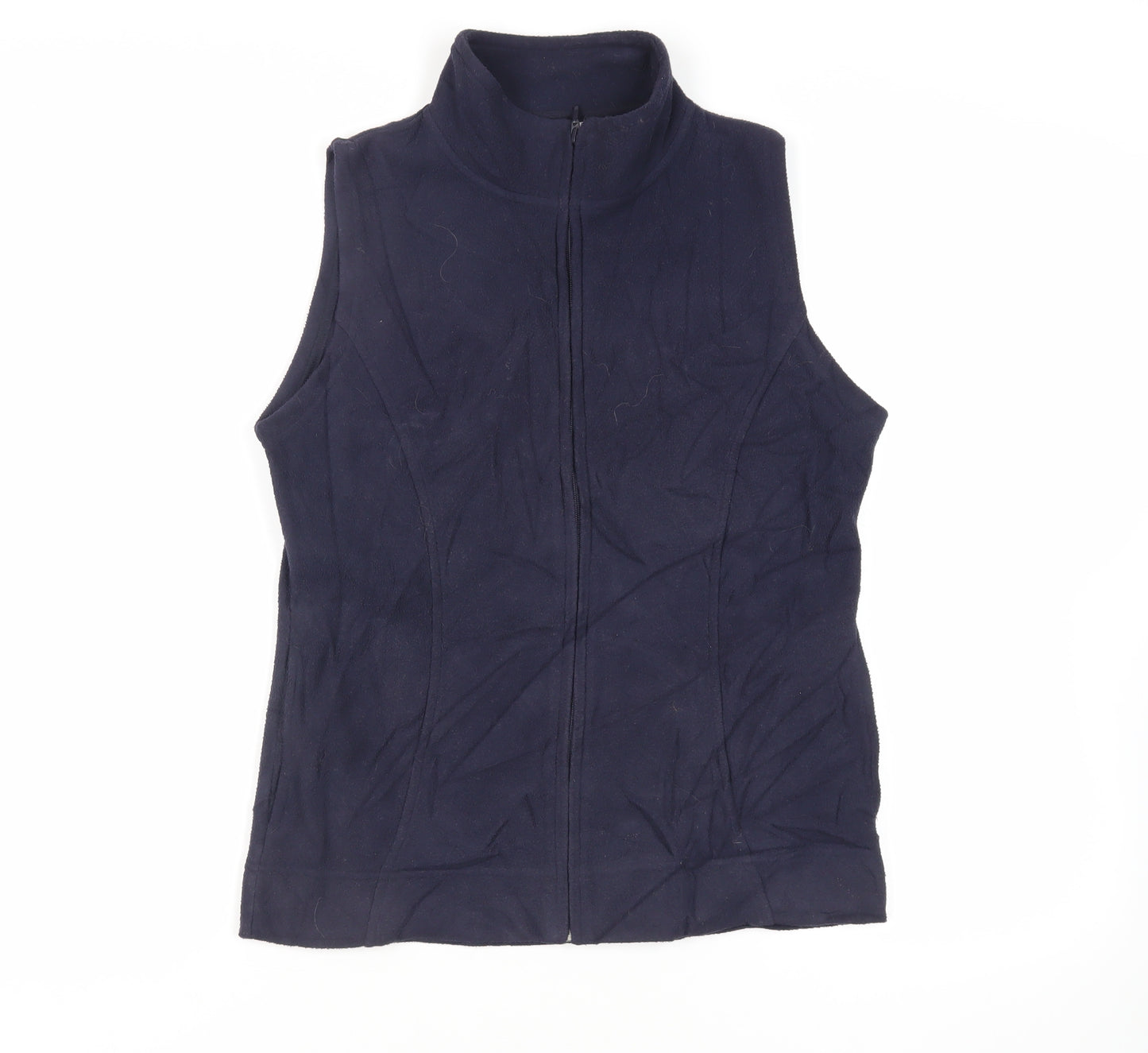 EWM Womens Blue Gilet Jacket Size S Zip