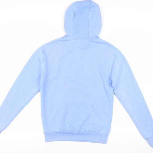 Stranger Things Mens Blue Polyester Pullover Hoodie Size XS - Logo Pockets