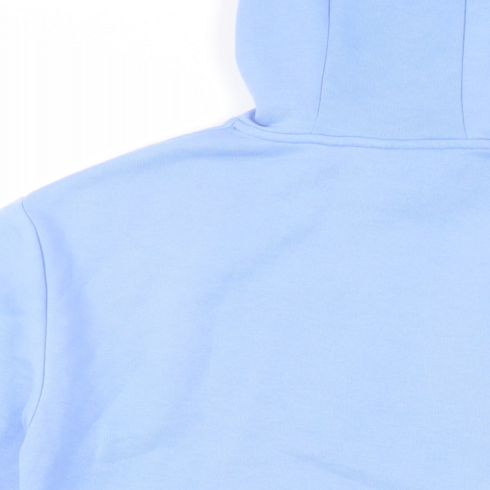 Stranger Things Mens Blue Polyester Pullover Hoodie Size XS - Logo Pockets