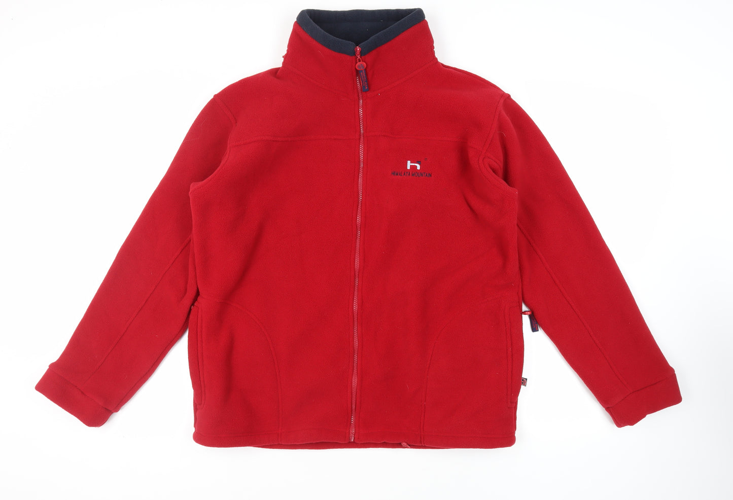 Himalaya Mountain Mens Red Jacket Size L Zip - Logo Zipped Pockets