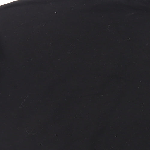 Victoria's Secret Pink Womens Black Cotton Pullover Sweatshirt Size S Zip - Logo