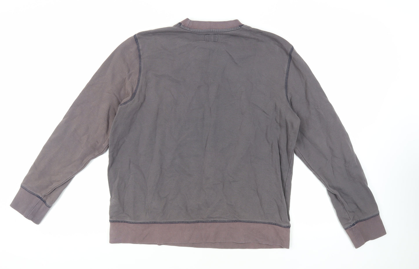 Wrangler Mens Purple Cotton Pullover Sweatshirt Size L - Logo