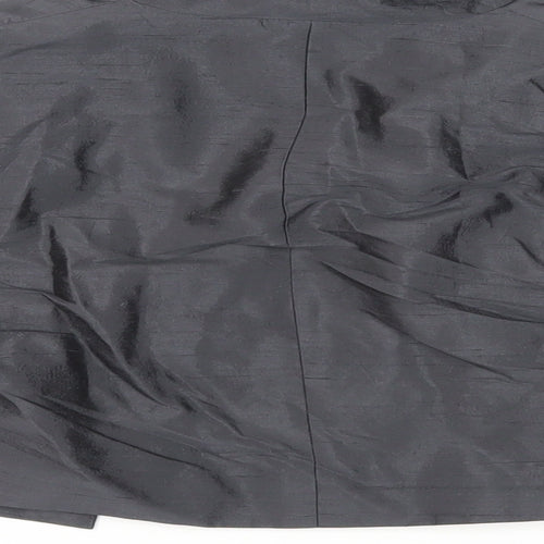 Gold Womens Grey Jacket Size 10 - Open