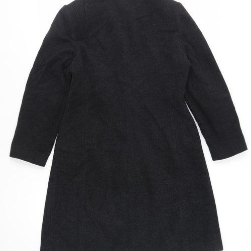 Autonomy Womens Grey Overcoat Coat Size 12 Button