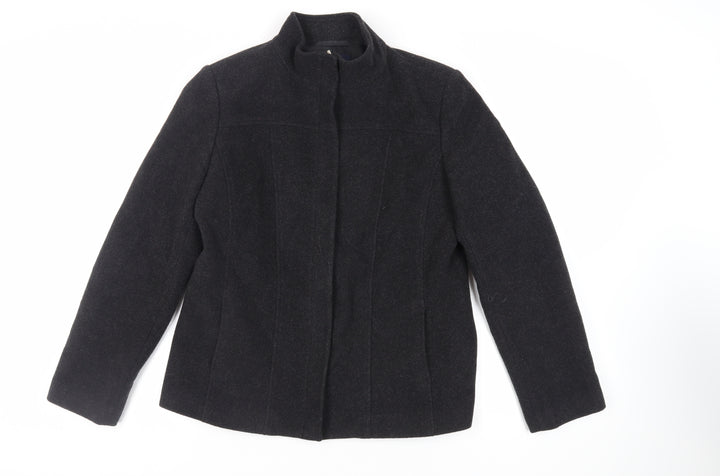 Debenhams Womens Black Jacket Size 14 Zip