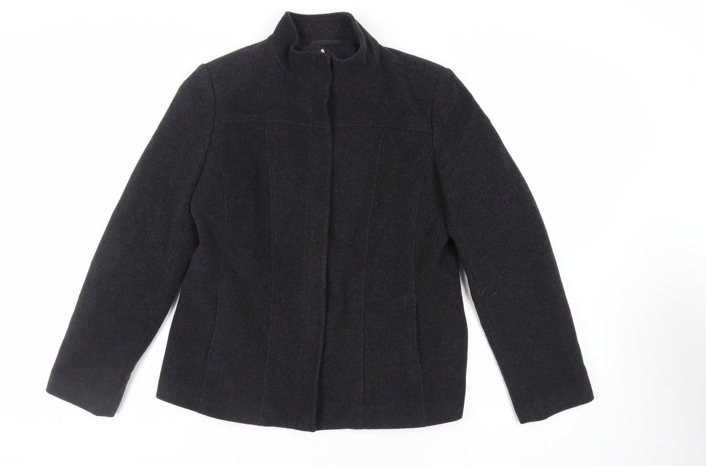Debenhams Womens Black Jacket Size 14 Zip
