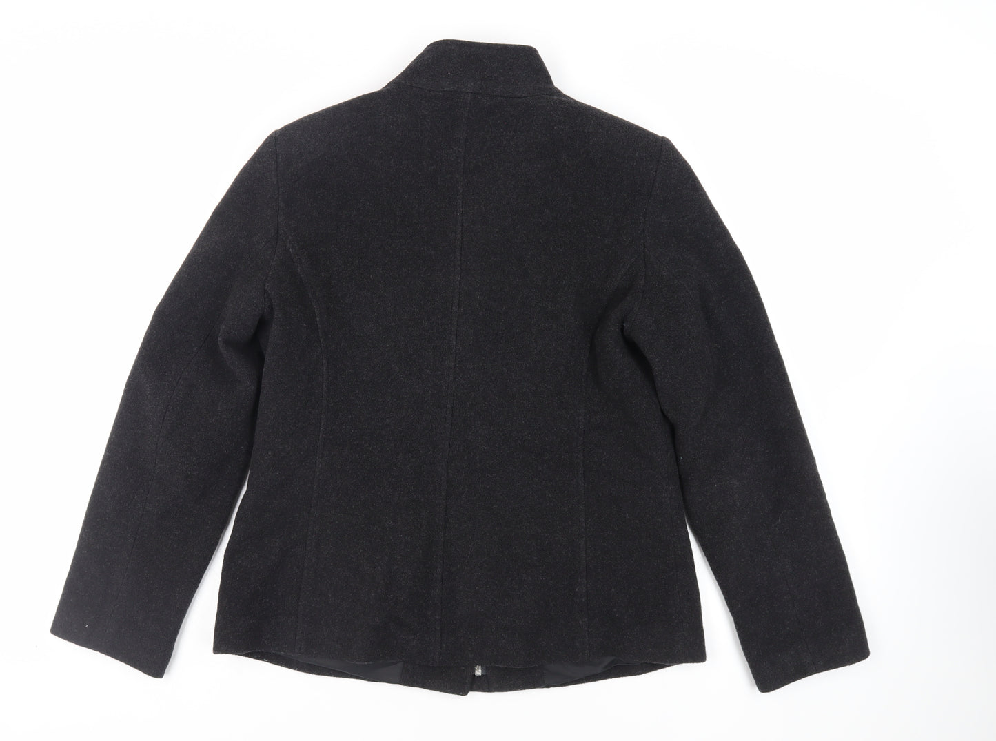 Debenhams Womens Black Jacket Size 14 Zip