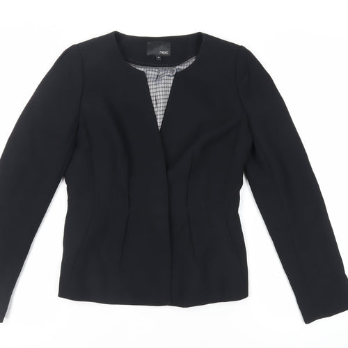 NEXT Womens Black Jacket Blazer Size 8 Button