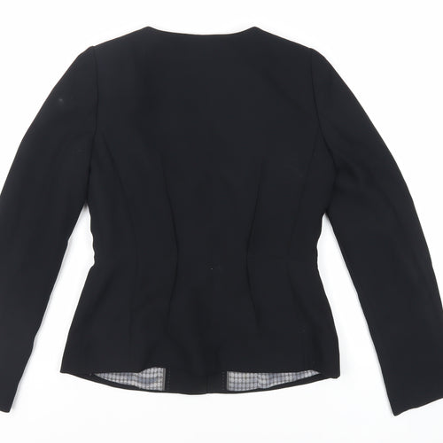 NEXT Womens Black Jacket Blazer Size 8 Button