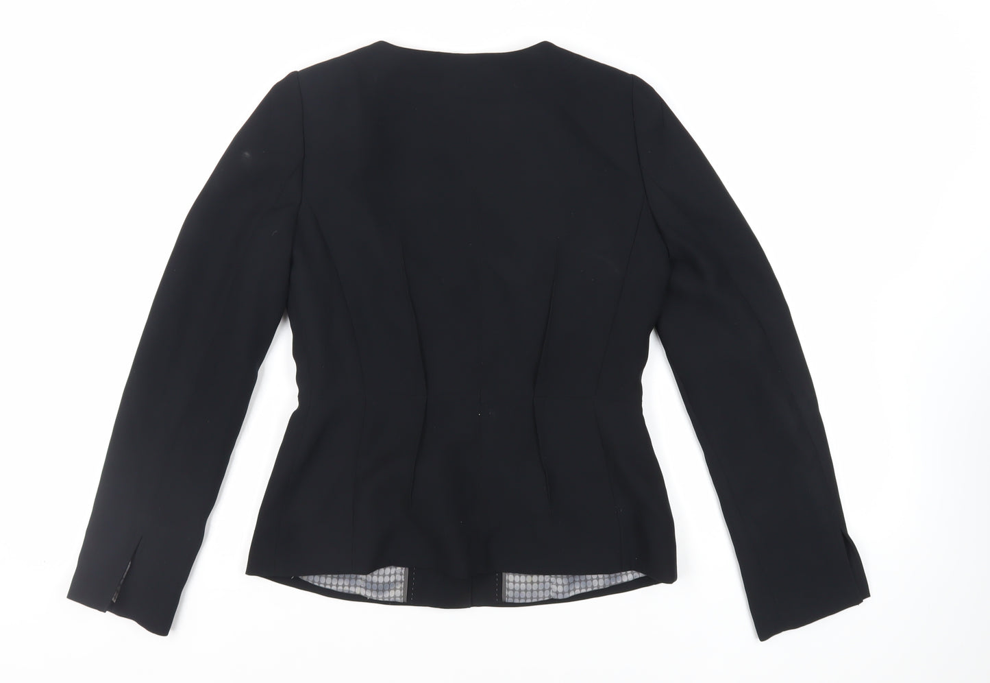 NEXT Womens Black Jacket Blazer Size 8 Button
