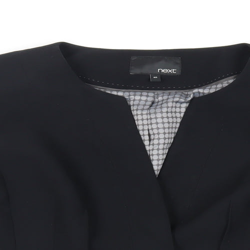 NEXT Womens Black Jacket Blazer Size 8 Button