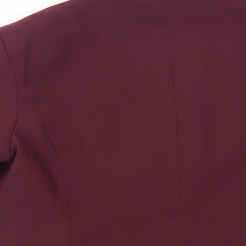 Dorothy Perkins Womens Purple Jacket Blazer Size 14 Hook & Eye