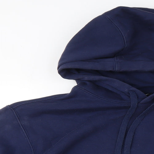 Nike Men's Blue Pullover Hoodie L Hooded Fleece