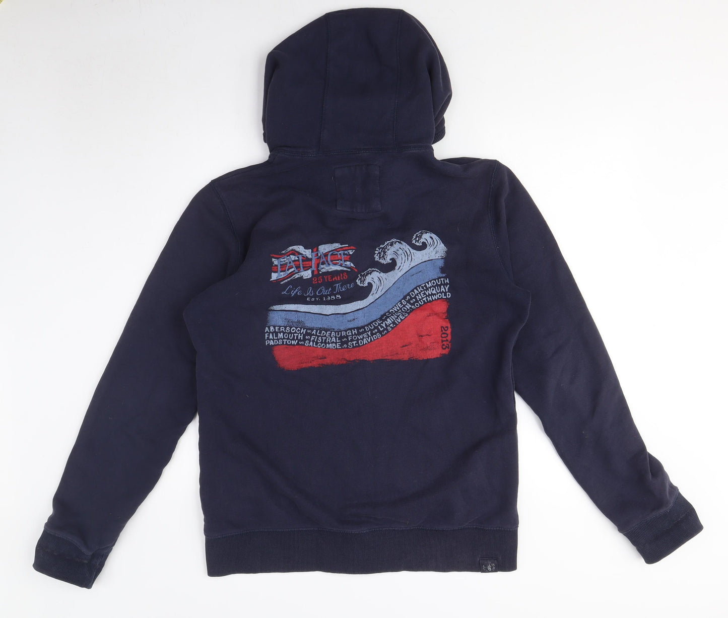 FatFace Unisex Blue Full Zip Hoodie L