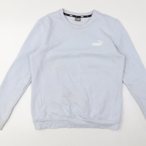 Puma Unisex Blue Pullover Sweatshirt M