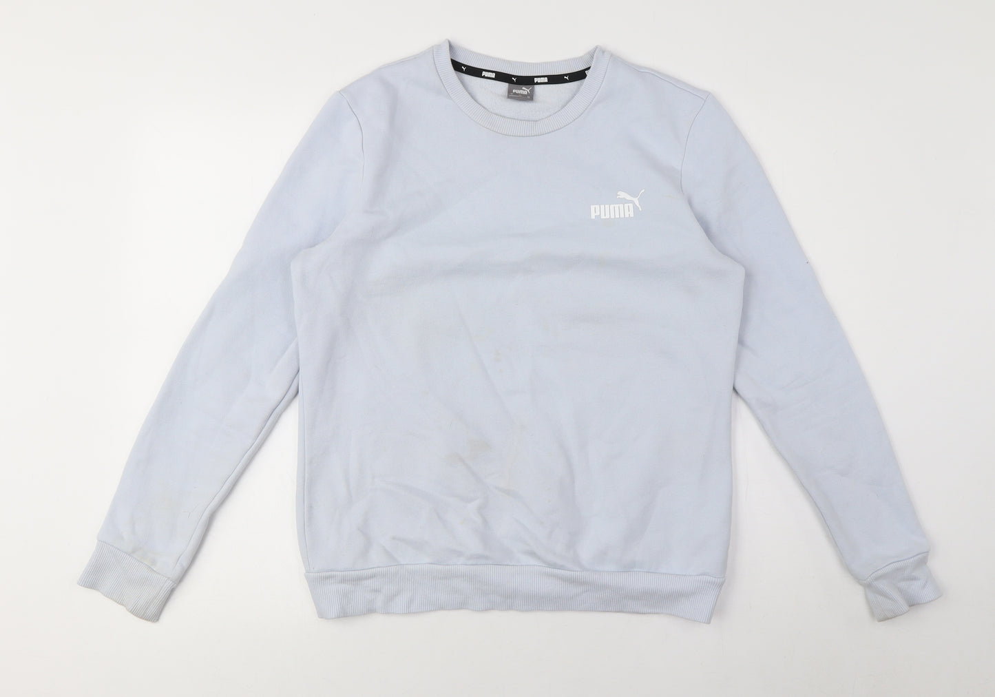 Puma Unisex Blue Pullover Sweatshirt M