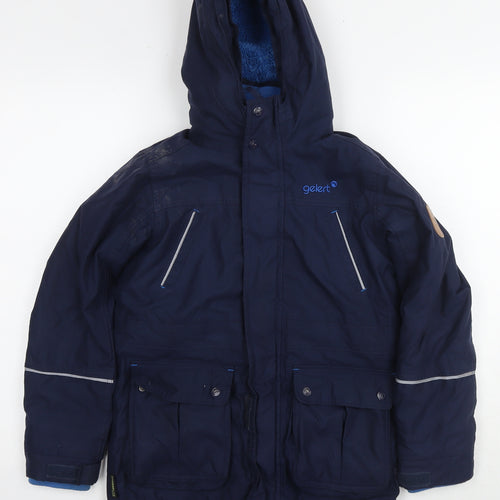 Gelert Boys Blue Parka Jacket Size 9-10 Years Zip