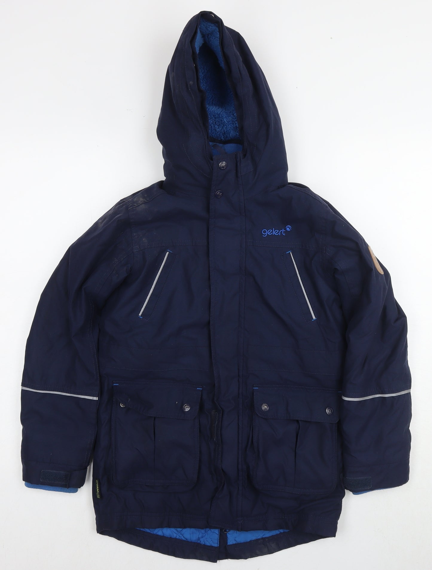 Gelert Boys Blue Parka Jacket Size 9-10 Years Zip