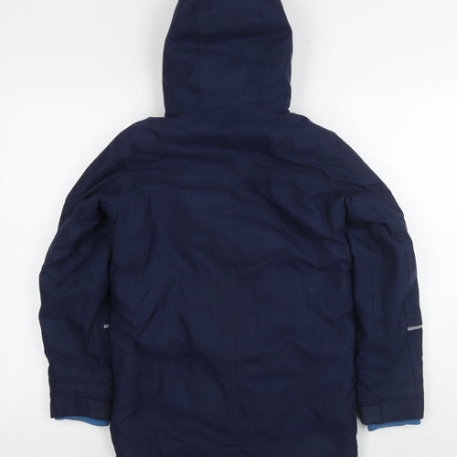 Gelert Boys Blue Parka Jacket Size 9-10 Years Zip